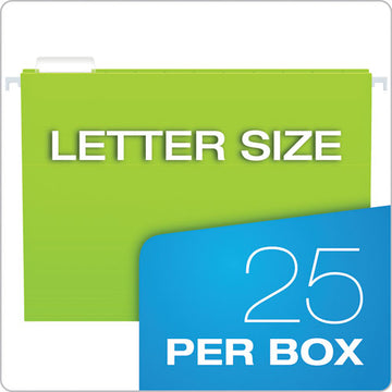 Pendaflex® Glow Hanging File Folders, Letter Size, 1-5-cut Tab, Assorted, 25-box freeshipping - TVN Wholesale
